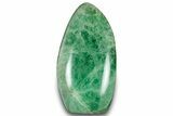 Free-Standing, Polished Green Fluorite - Madagascar #304777-1